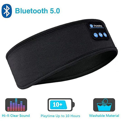 Bluetooth Earphones Sports Side Sleeping Headband Elastic Wireless Headphones Music Eye Mask Wireless Bluetooth Headset Headband