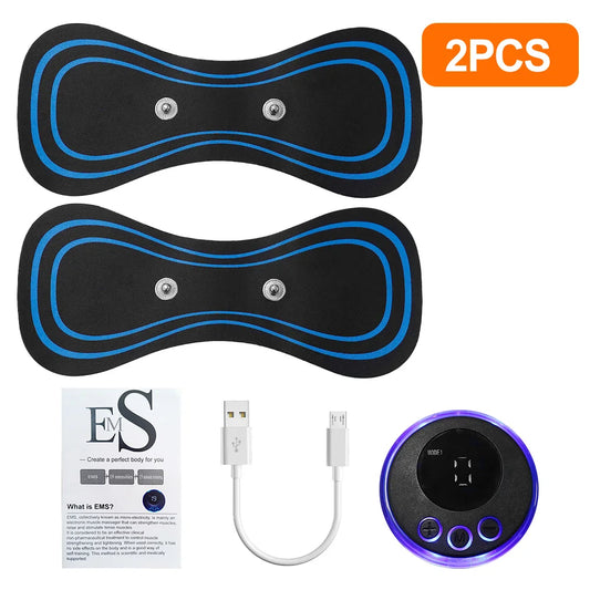 EMS Electric Pulse Neck Massager – 8 Modes, 19 Intensity Levels for Full-Body Relaxation