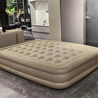 Luxury Inflatable Air Mattress – 2-Person Glamping Sleeping Mat with Built-in Pump - InnoDeviceHub