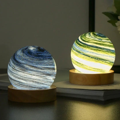 LED Crystal Planet Globe – A Stunning Astronomy-Inspired Home Decor Piece!