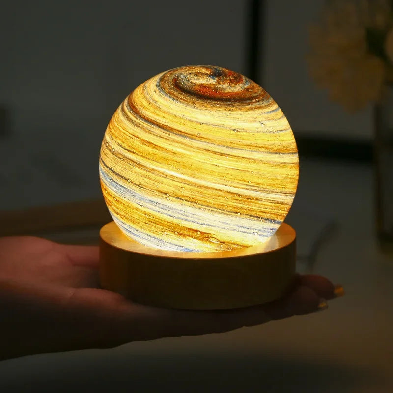 LED Crystal Planet Globe – A Stunning Astronomy-Inspired Home Decor Piece!