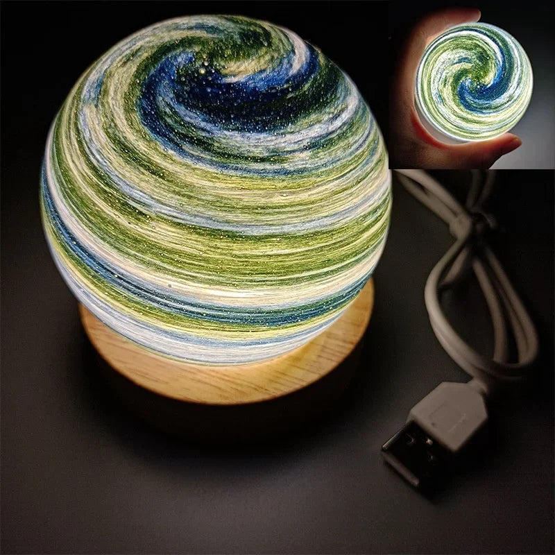 LED Crystal Planet Globe – A Stunning Astronomy-Inspired Home Decor Piece!