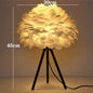 Modern Feather LED Table Lamp – Elegant Bedside & Decorative Lighting