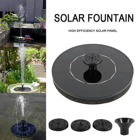 Solar Fountain Pump with Floating Solar Panel and 4 Nozzles for Garden, Outdoor Water Pool, and Pond Decoration - InnoDeviceHub